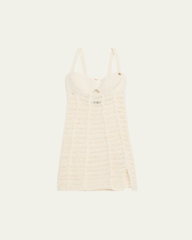 Mini Crochet Mix Dress